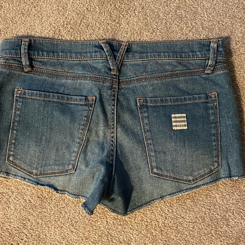 Low Rise Roxy Denim Shorts - Picture 2 of 4